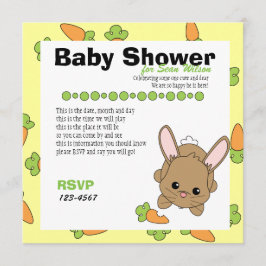 Nur ein Spruch mit Carrot Einladung