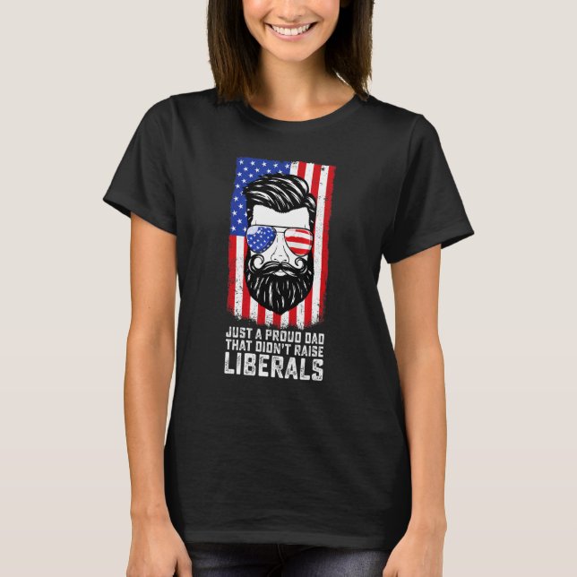 Nur ein stolzer Vater, der die liberalen Väter nic T-Shirt (Vorderseite)