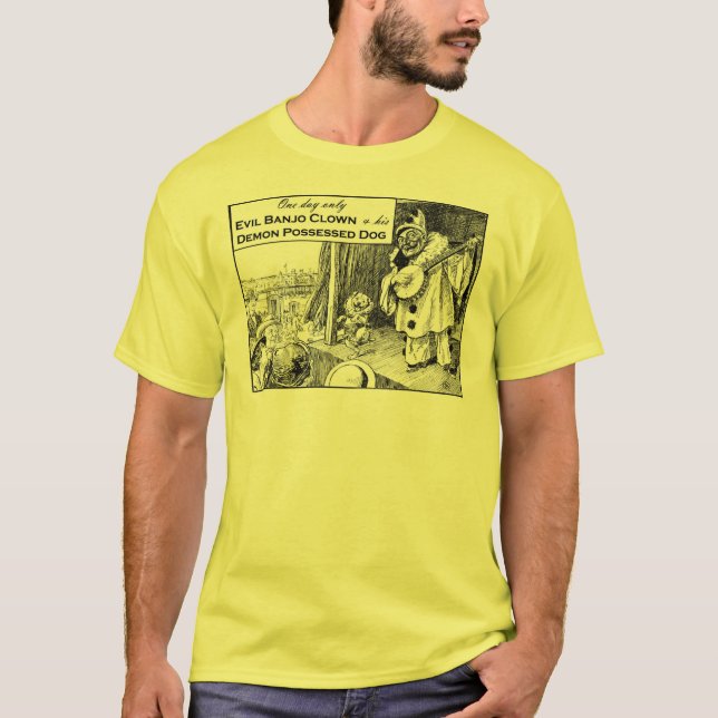 Nur ein Tag: Schlechter Banjo-Clown T-Shirt (Vorderseite)