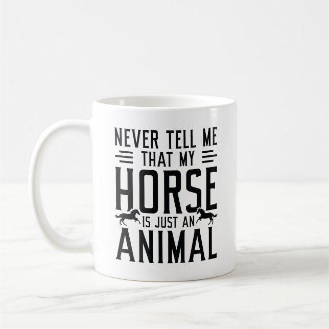 Nur ein Tier Kaffeetasse (Links)