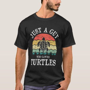 Nur ein Typ, der Schildkröten-Geschenke Liebe T-Shirt