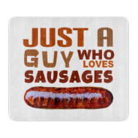 Nur ein Typ, der Würstchen Liebe