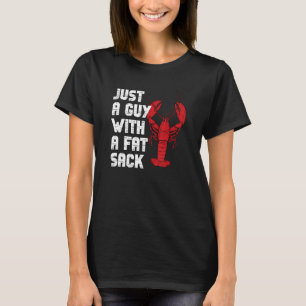 Nur ein Typ mit einem fetten Sack-Keuschfisch-Krau T-Shirt