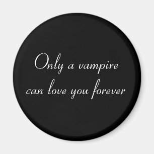Nur ein Vampirs… Magnet (weiß)