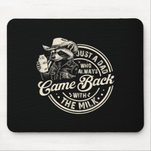 Nur ein Vater, der immer wieder mit dem Milchfaden Mousepad