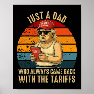 Nur ein Vater, der immer wieder mit den Tarifen zu Poster