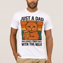 Nur ein Vater, der immer wieder mit der Milch kam 
