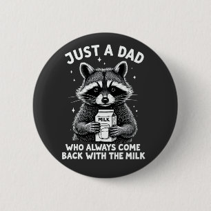 Nur ein Vater, der immer wieder mit der Milch zurü Button