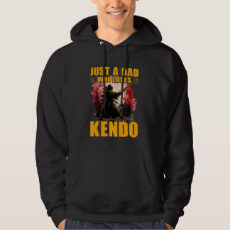 Nur ein Vater, der Kendo Liebe japanische Martial Hoodie