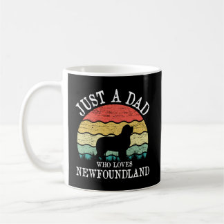 Nur ein Vater, der Neufundland Liebe Hund Lover Va Kaffeetasse