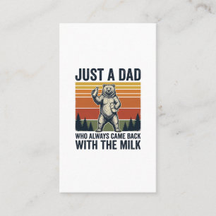 Nur ein Vater kam mit dem Milchbär-Shirt zurück_1 Visitenkarte