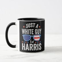 Nur ein weißer Typ für Harris Support Präsident La