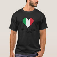 Nur ein wenig italienische Flagge Herz Funny Itali