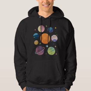 Nur ein Who Loves Planets pastellfarbener Sonnensy Hoodie