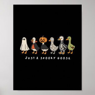 Nur ein wunderbares GänseHalloween Goose Spooky Se Poster