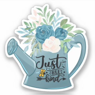 Nur eine Aquamarine Flora Wassersport kann Laptop Aufkleber