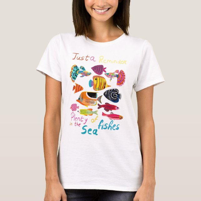 Nur eine Erinnerung (viele Fische) T-Shirt (Vorderseite)