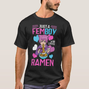 Nur eine Frau, die Lieben Ramen Crossdressing T-Shirt