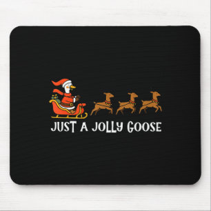 Nur eine fröhliche süße Gans Lustige fröhliche Gan Mousepad