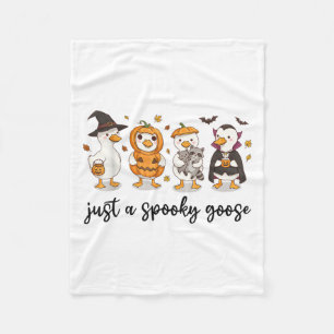 Nur eine geile Gänse, die im Halloween-Costu-Gänse Fleecedecke
