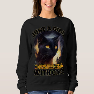 Nur eine Girl Cat Sweatshirt