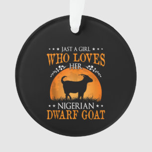 Nur eine Girl Goat Hall Ornament