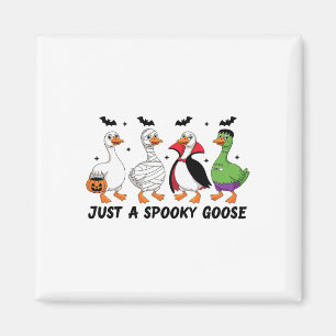 Nur eine gruselige Gans lustiger Halloween-Kostüm- Magnet