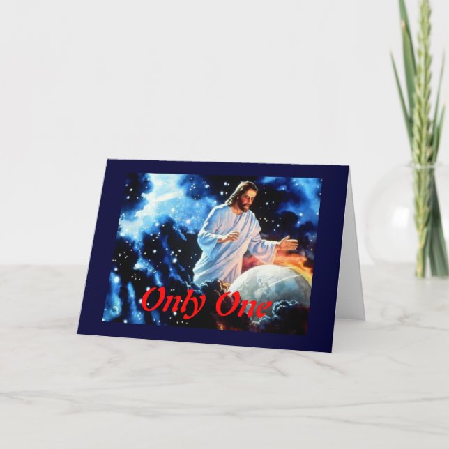 Nur eine Gruß-Karte Karte (Vorderseite)