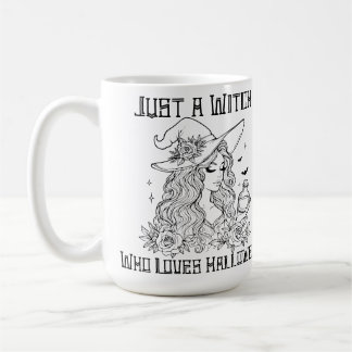 Nur eine Hexe, die Halloween liebt Kaffeetasse