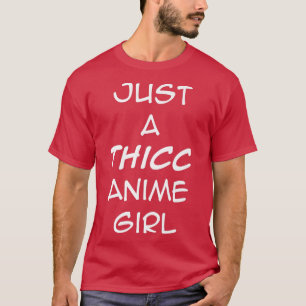 Nur eine hübsche Anime Girl Gym Bodybuilding Fraue T-Shirt
