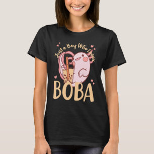 Nur eine junge Axolotl Boba-Blase T-Shirt