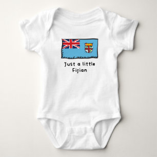 Nur eine kleine Fidschi-Funny-Niedliche Fidschi-Fl Baby Strampler