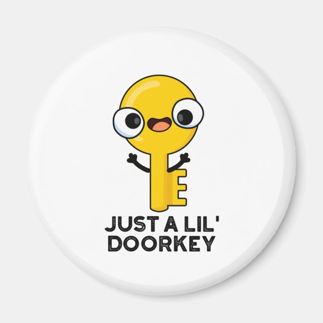 Nur eine kleine Türklinke, ein lustiger Dorky Schl Magnet (Vorne)