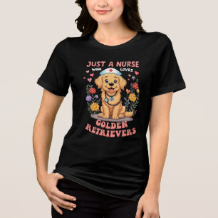 NUR EINE KRANKHEIT, DIE GOLDENE LIEBEN HAT Tri-Blend SHIRT