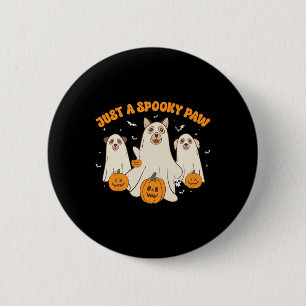Nur eine leckere Paw Niedlich Ghost Dogs Funny Hal Button