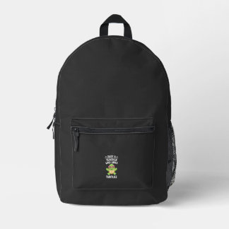 Nur eine Lehrerin, die Schildkröten liebt Schildkr Bedruckter Rucksack