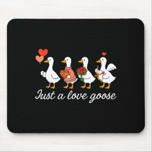 Nur eine Liebesgans Valentinsenten Dumm Gans Valen Mousepad