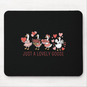 Nur eine liebevolle Gans Niedliche alberne Gans Va Mousepad