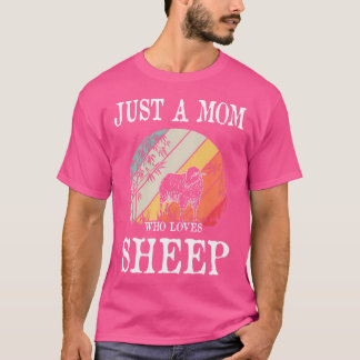 Nur eine Mama, die Schafe Liebe T-Shirt