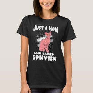 Nur eine Mama, die Sphynxkatzen anhob T-Shirt