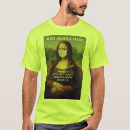 NUR EINE MASK Mona Lisa Hohe Sicht T-Shirt