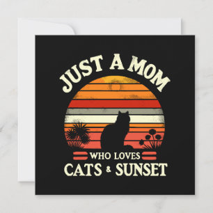 Nur eine Mutter, die Katzen liebt
