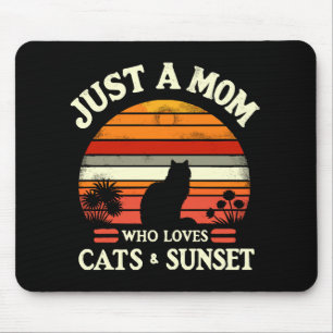 Nur eine Mutter, die Katzen liebt Mousepad