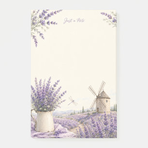 Nur eine Notiz Provence Lavendel Windmühle