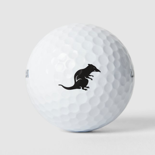 Nur eine Ratte Golfball (Vorderseite)