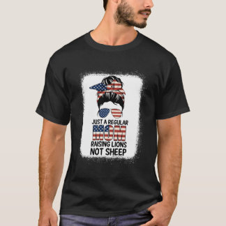 Nur eine regelmäßige Mama, die Lion für Patriot ni T-Shirt