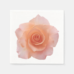 Nur eine Rosen-Blüte + Ihr Text u. Ideen Serviette