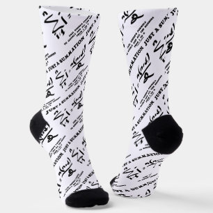 Nur eine Summierung Math Gleichung Carl Gauss Form Socken