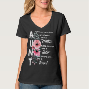 Nur eine Tante kann Hugs wie eine Muttertante gebe T-Shirt