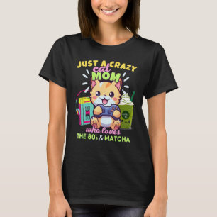 Nur eine verrückte Cat Mama, die Lieben Gaming Ice T-Shirt